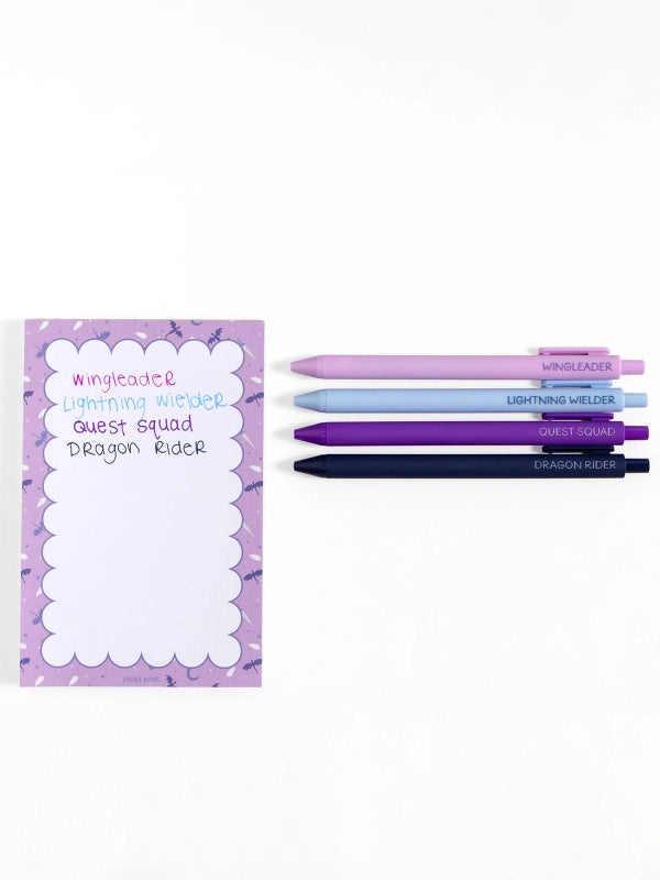 Romantasy Riders Quadrant Pen Set