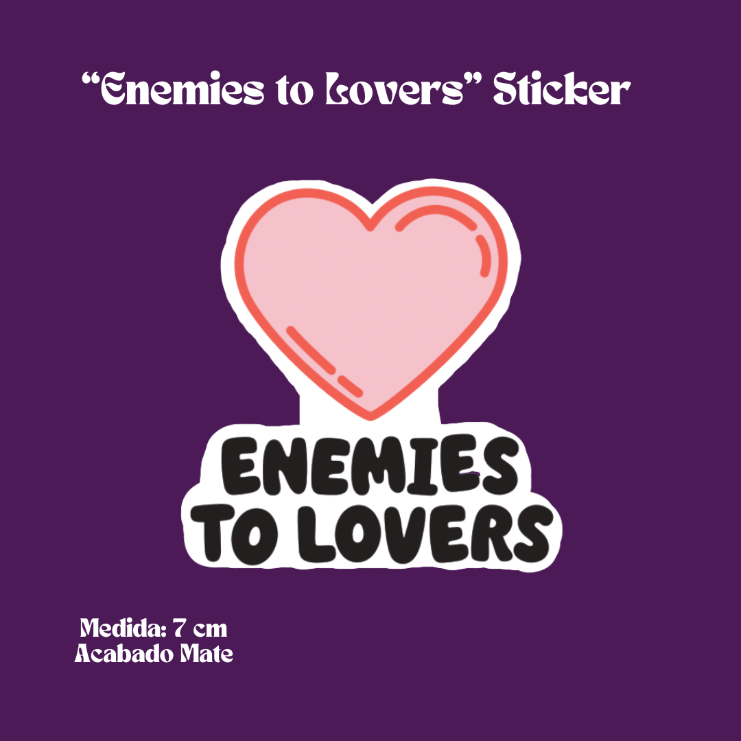 "Enemies to Lovers" Sticker