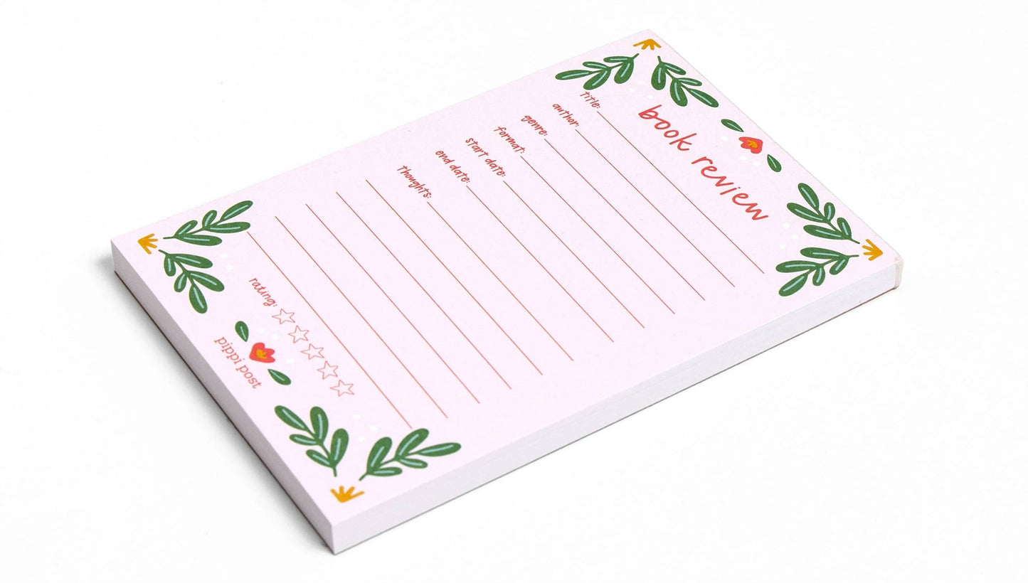 Book Review Notepad