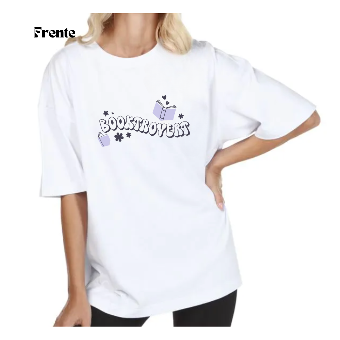 "Booktrovert" Oversize Tshirt