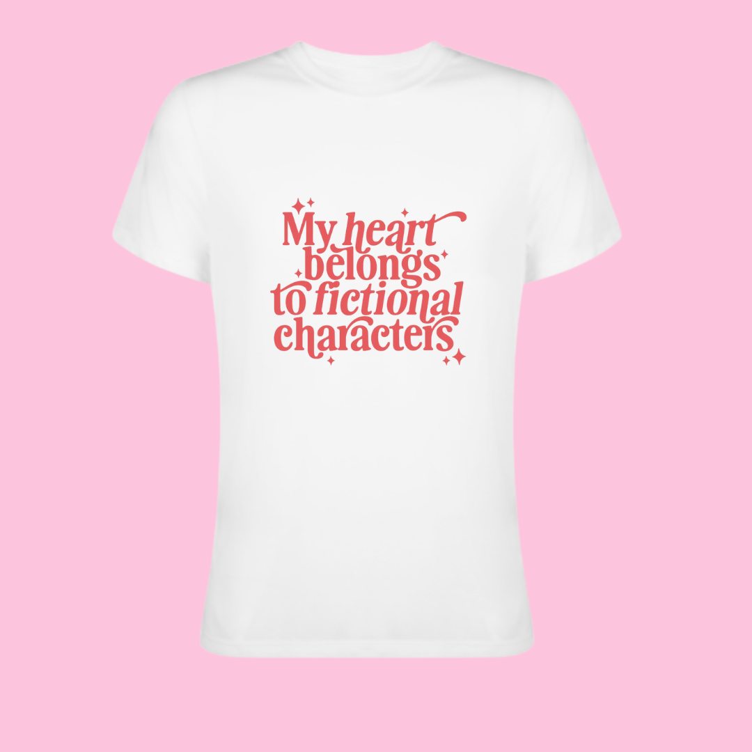 My Heart Belongs to Fictional Characters Tshirt
