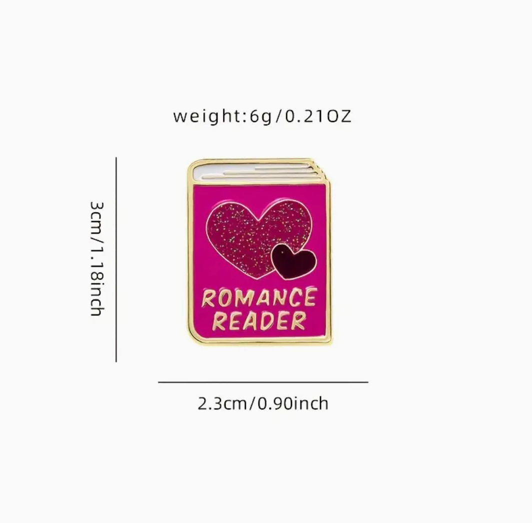 Romance Reader Pin