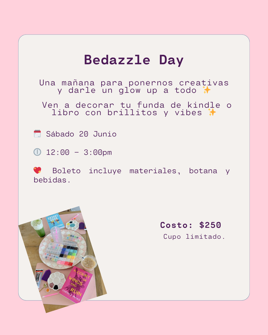 Bedazzle Day - Sábado 20 Junio