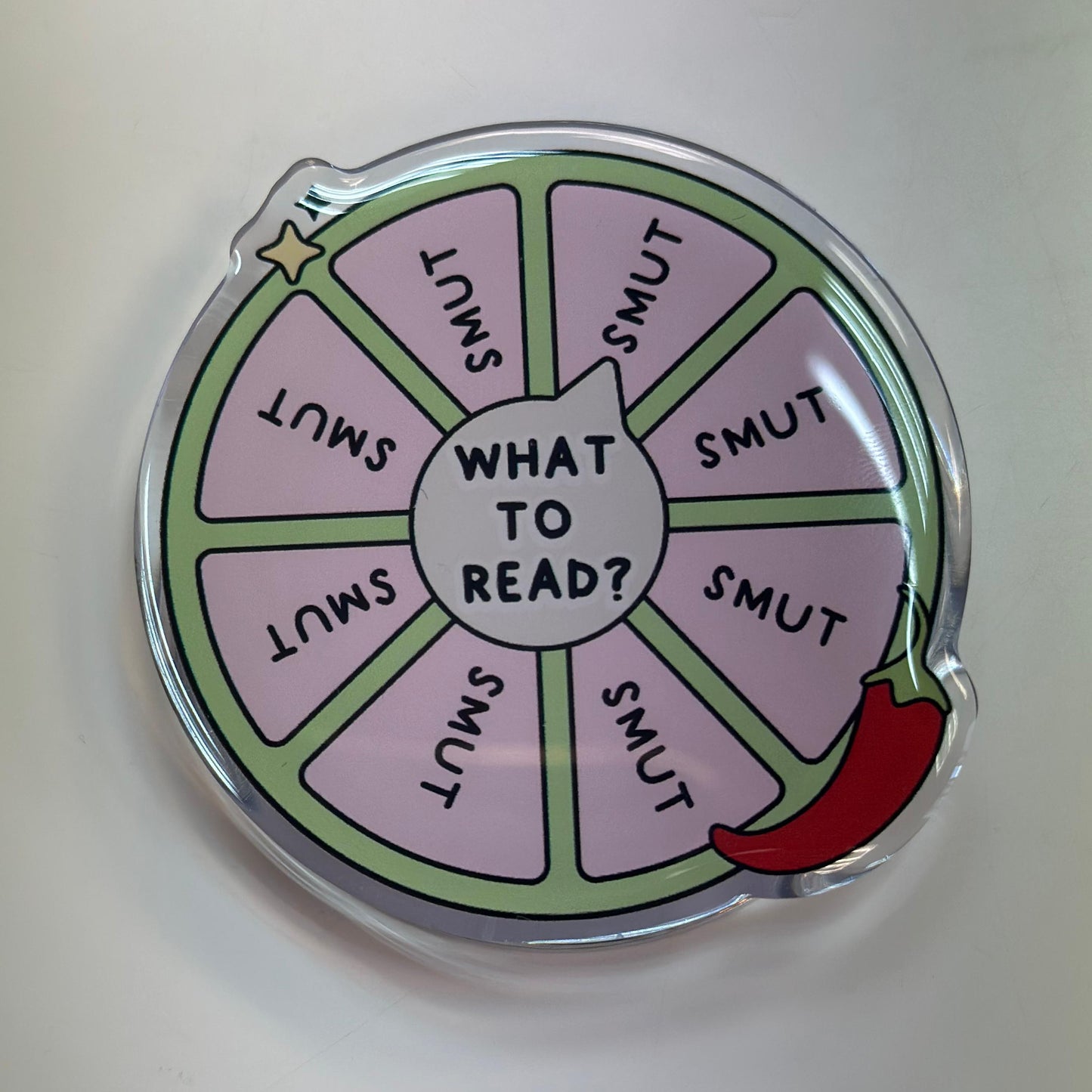 "What to Read? Smut!" MagSafe Kindle Grip