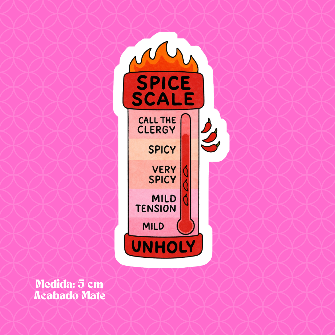 "Spice Scale" Bookish Sticker