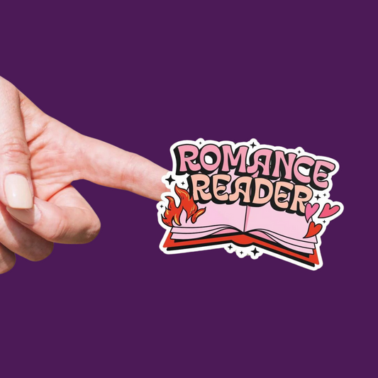 Romance Reader Sticker