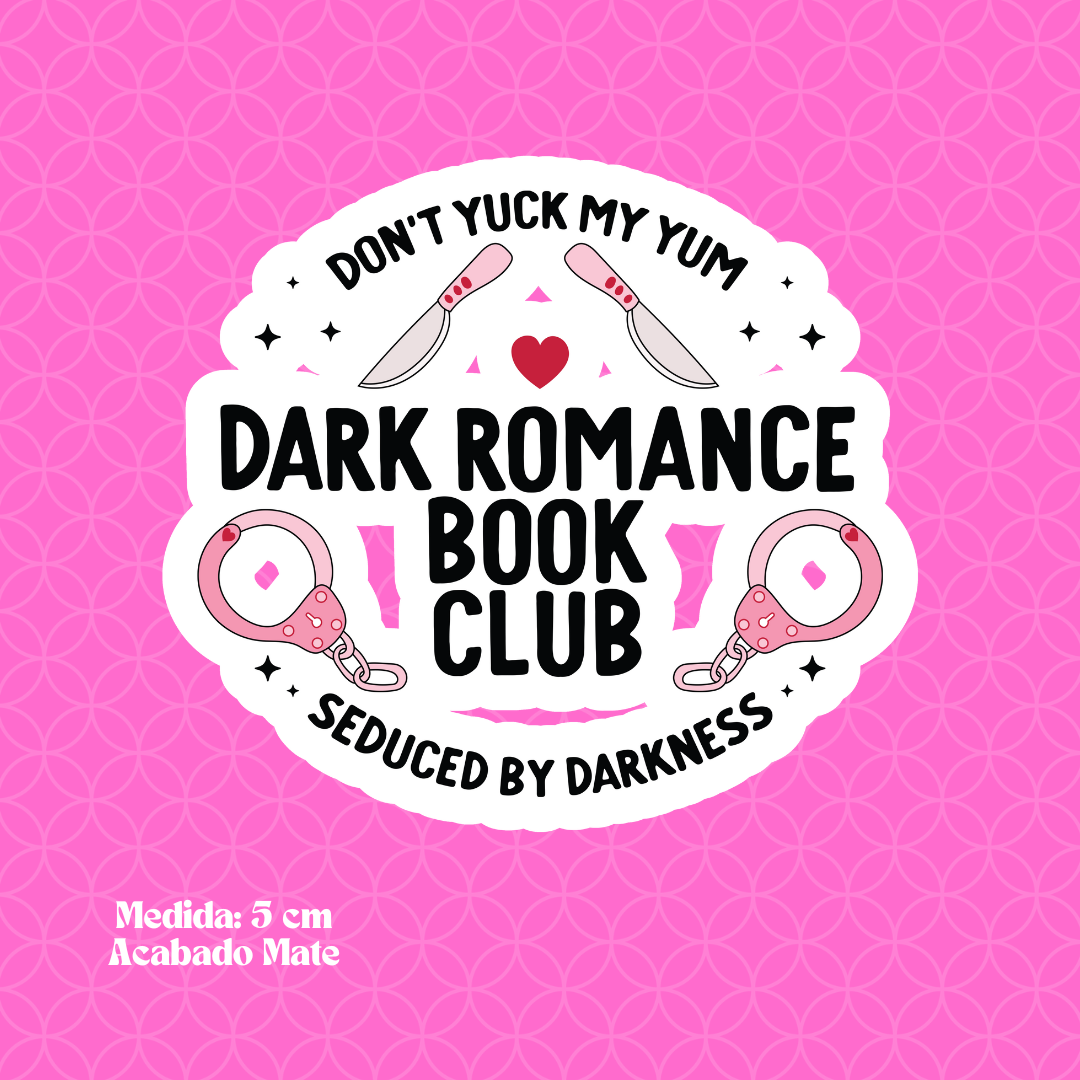 "Dark Romance Book Club" Bookish Sticker