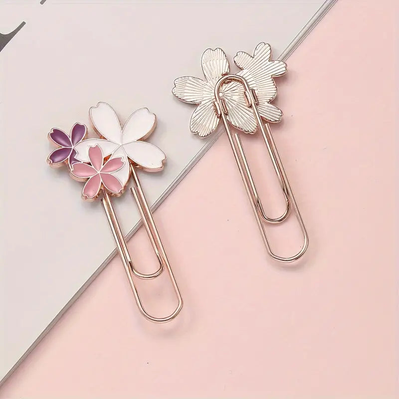 Metalic Flower Bookmark