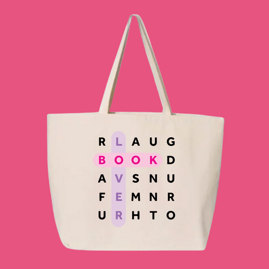 Book Lover - Jumbo Tote Bag