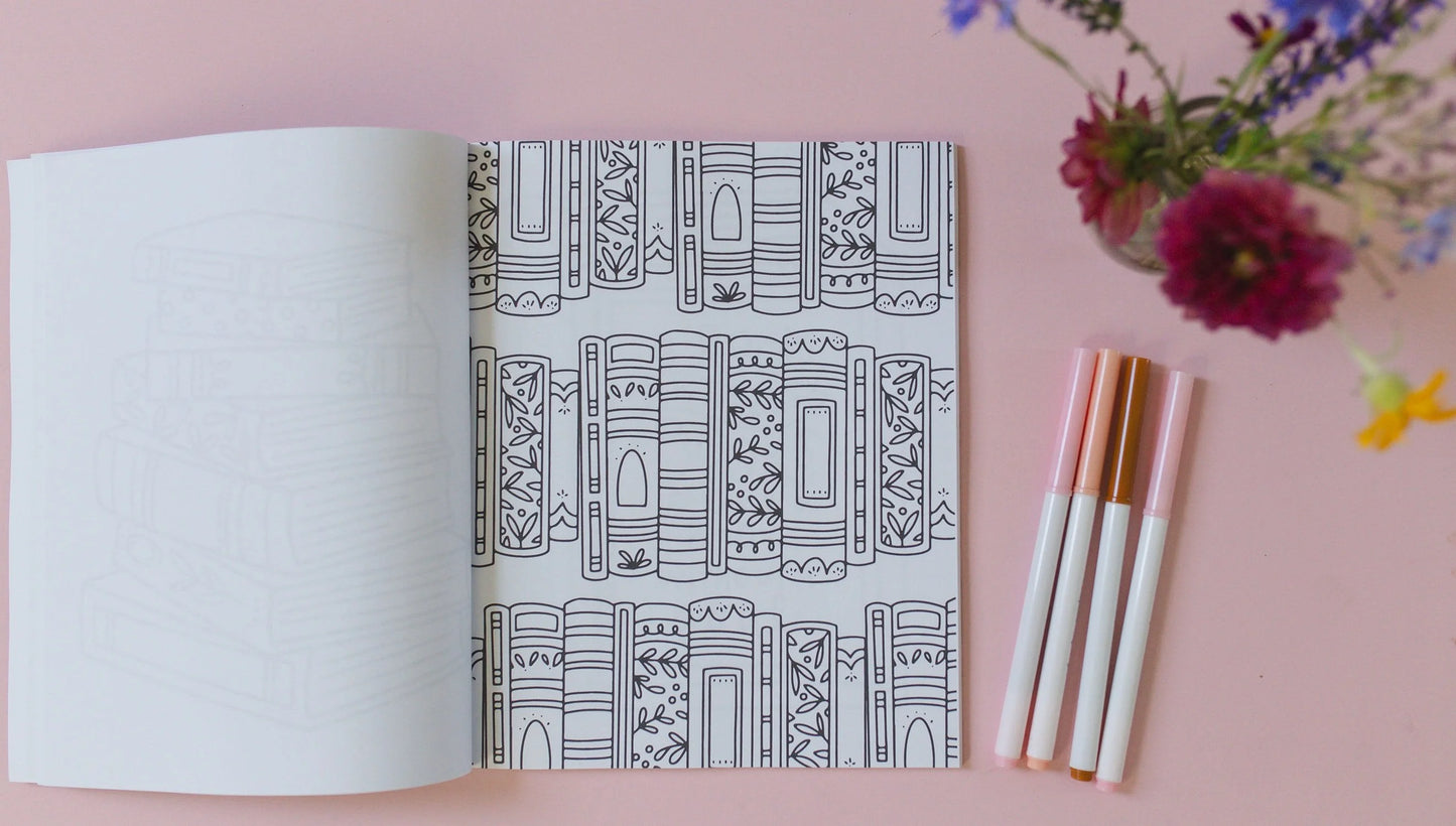 Book Lover Coloring Book