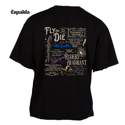 Flight or Die Oversize Tshirt: The Empyrean Collection