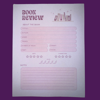 BookReview Notepad