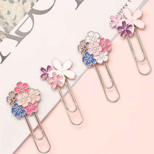 Metalic Flower Bookmark