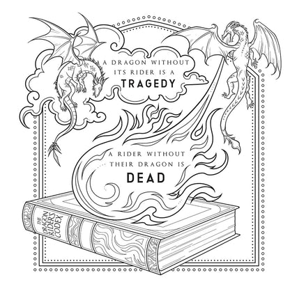 Fourth Wing: The Official Coloring & Sticker Book