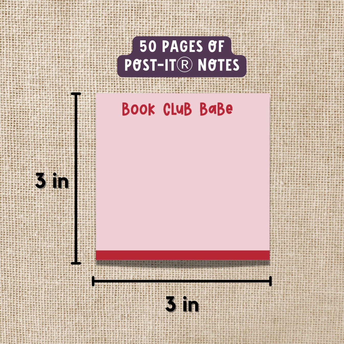 Book Club Babe Sticky Notes