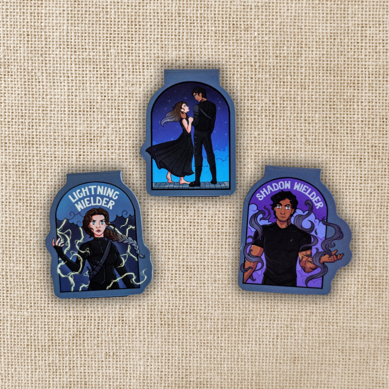 Violet and Xaden Fourth Wing Magnetic Bookmarks