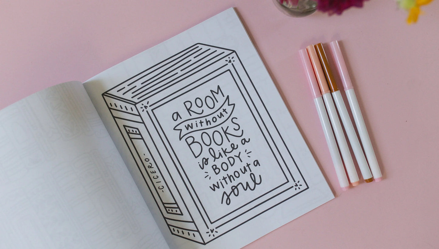 Book Lover Coloring Book