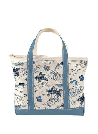 Vacation Vibes Large Zippered Tote