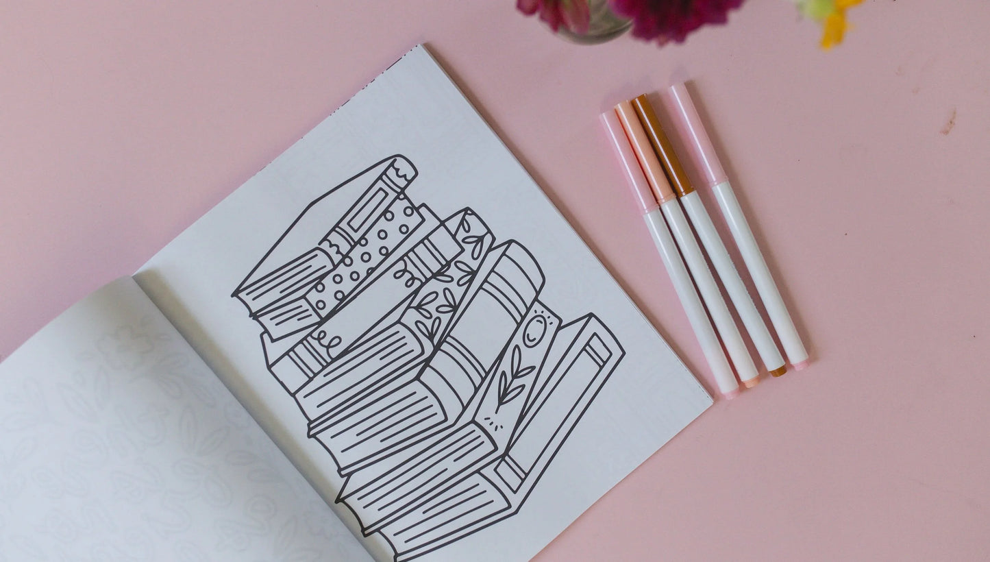 Book Lover Coloring Book
