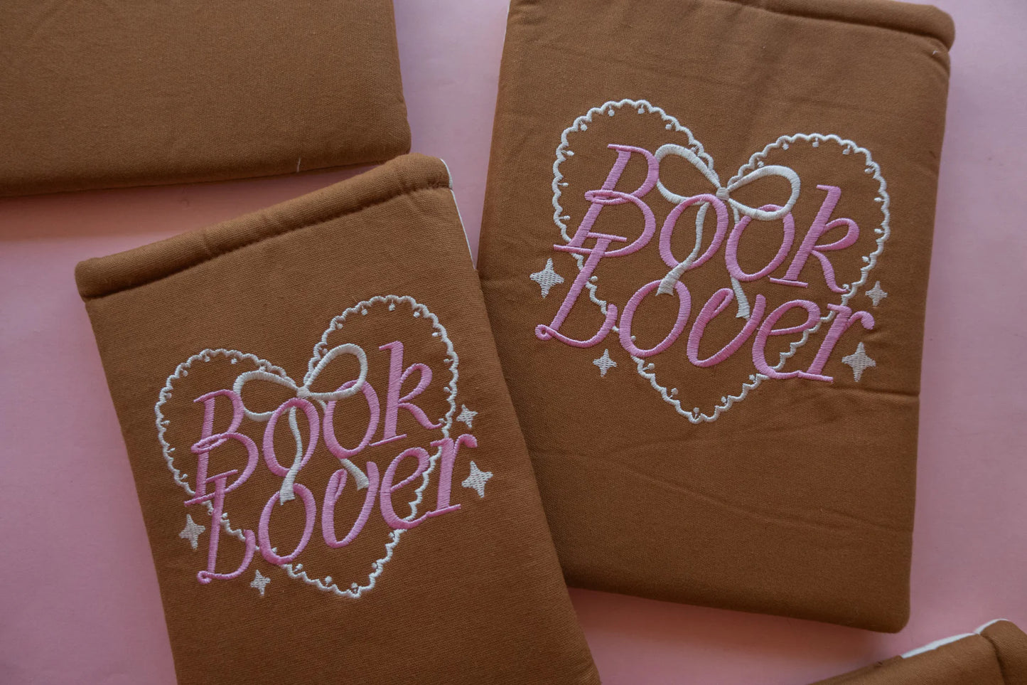 Book Lover Embroidered Book/Kindle Sleeve - Large