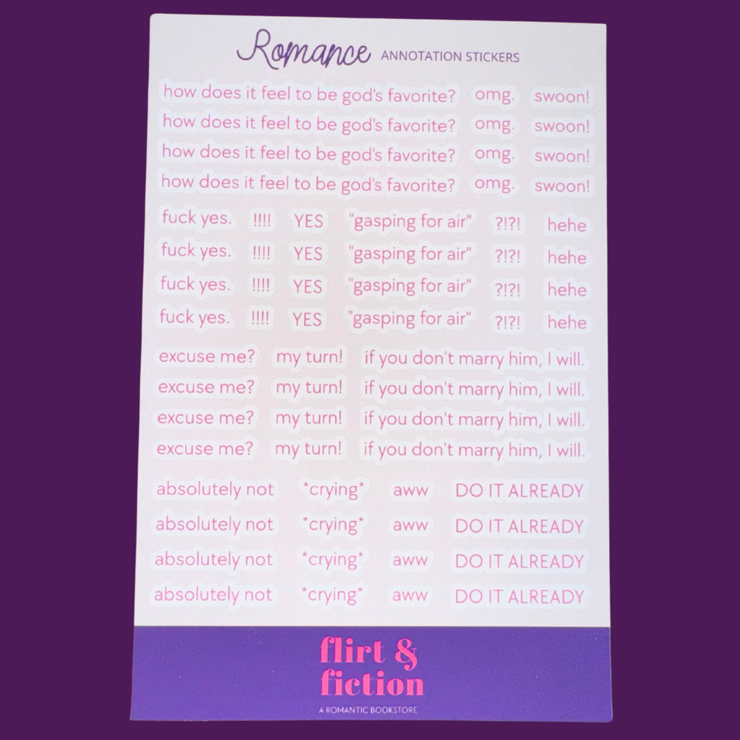 Romance Annotation Stickers