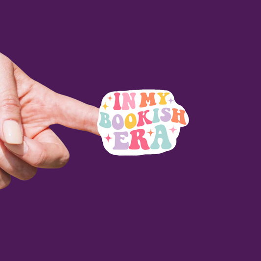 "In My Bookish Era" Sticker