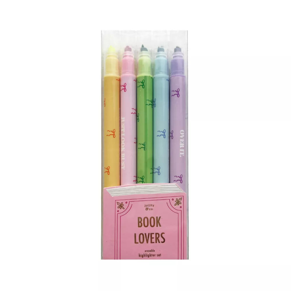 Book Club Erasable Highlighters - Pack of 5 Highlighters