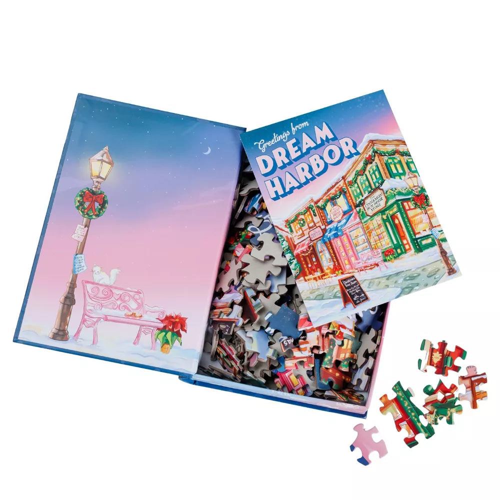 Dream Harbor Holidays on Main Street Puzzle - 250pc