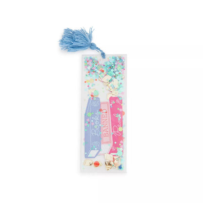 Book Club "Read Banned Books" Confetti Bookmark