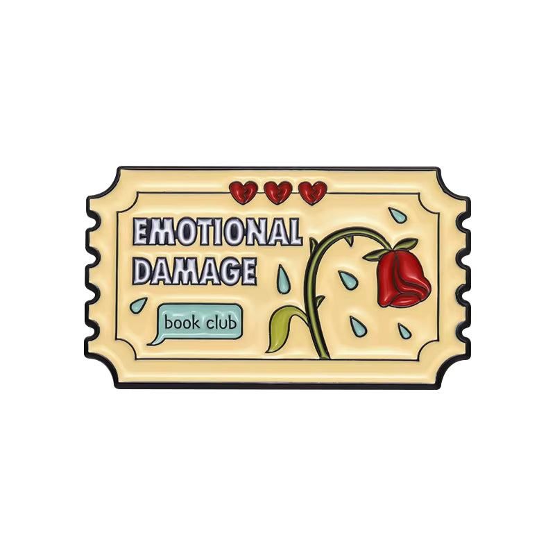 Emotional Damage Bookclub Pin