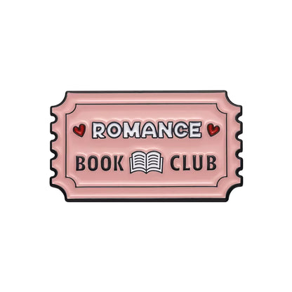 Romance Book Club Pin