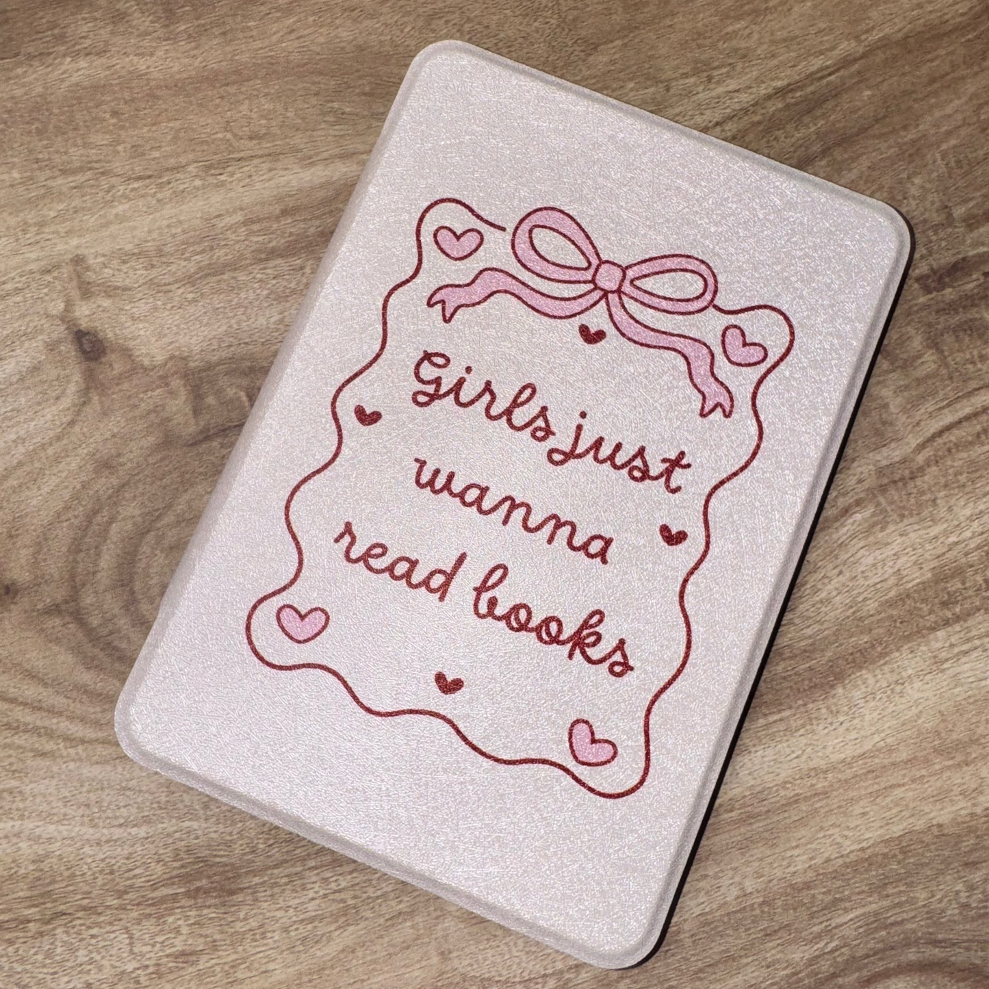 Girls Just Wanna Read Books Kindle Case