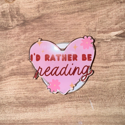 "I'd Rather Be Reading" Heart Magsafe Kindle Grip