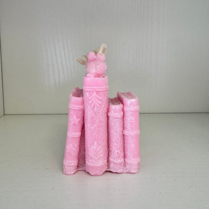 Books Decor Candle