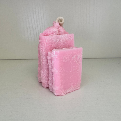 Books Decor Candle