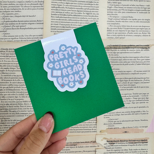 Pretty Girls Read Books Magnetic Bookmark
