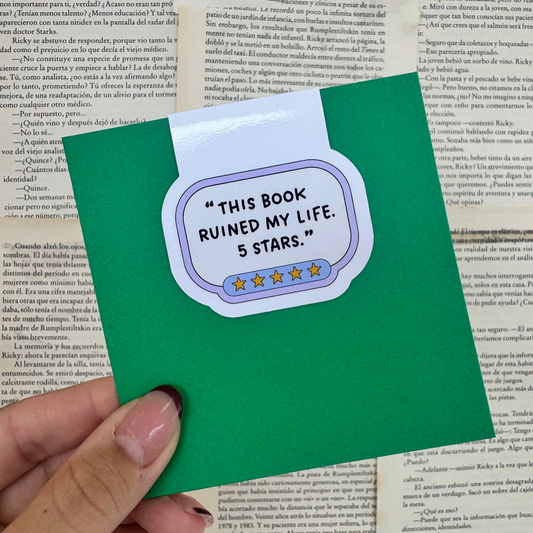 This Book Ruined My Life Magnetic Bookmark