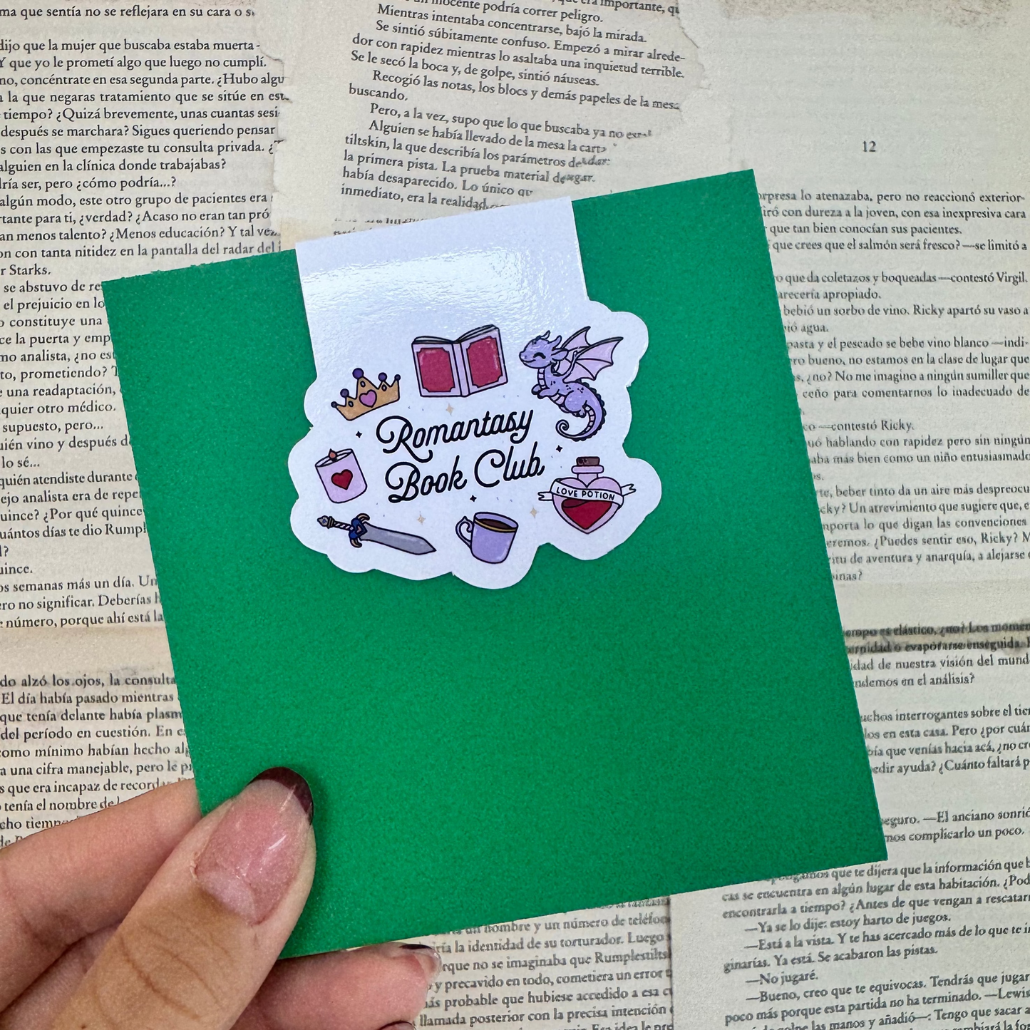 Romantasy Book Club Magnetic Bookmark