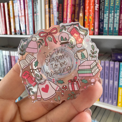 "Tis the season to be reading" Magsafe Kindle Grip