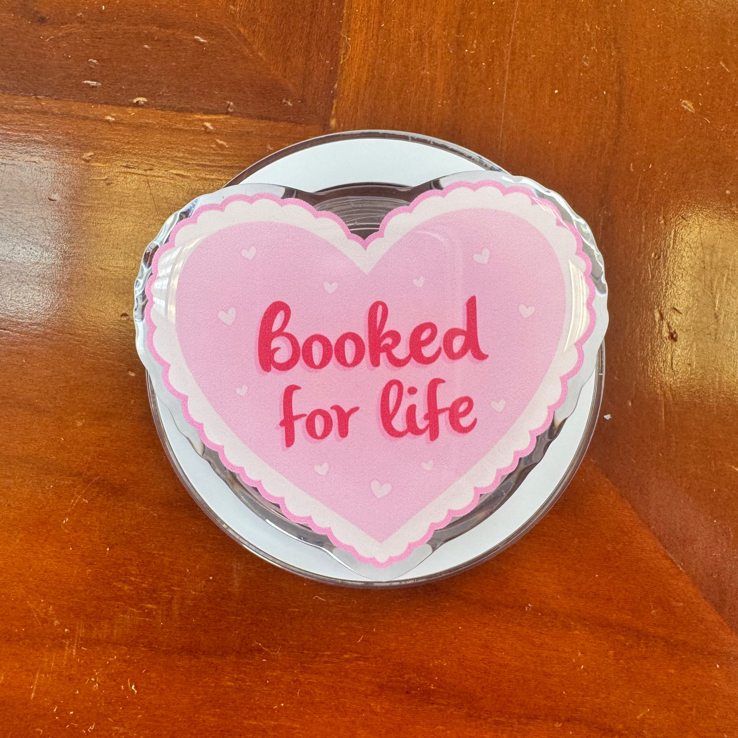 "Booked for Life" Magsafe Kindle Grip