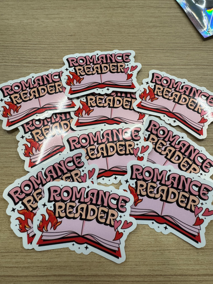 Romance Reader Sticker