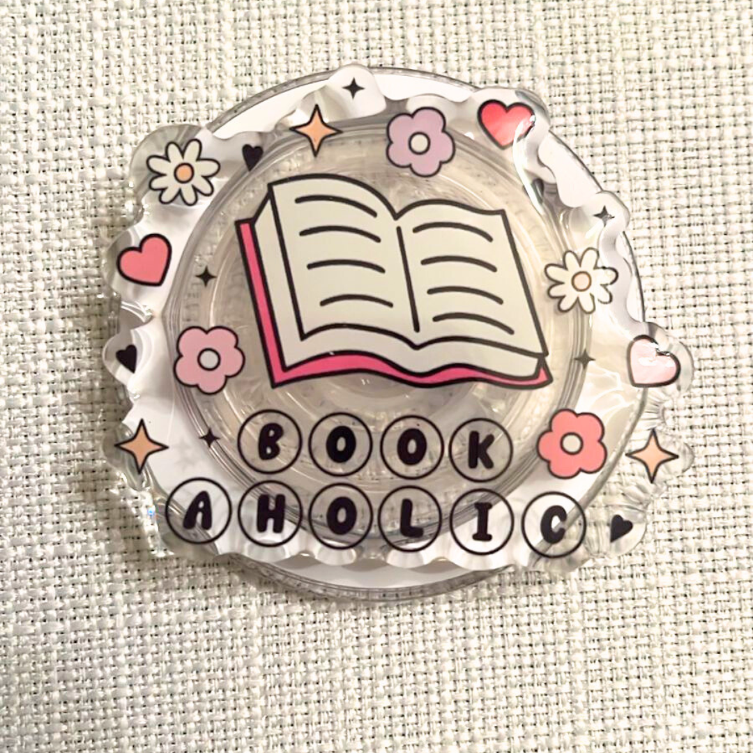"Bookaholic" MagSafe Kindle Grip