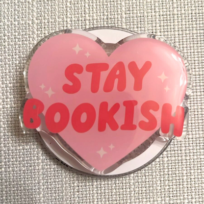 "Stay Bookish" MagSafe Kindle Grip