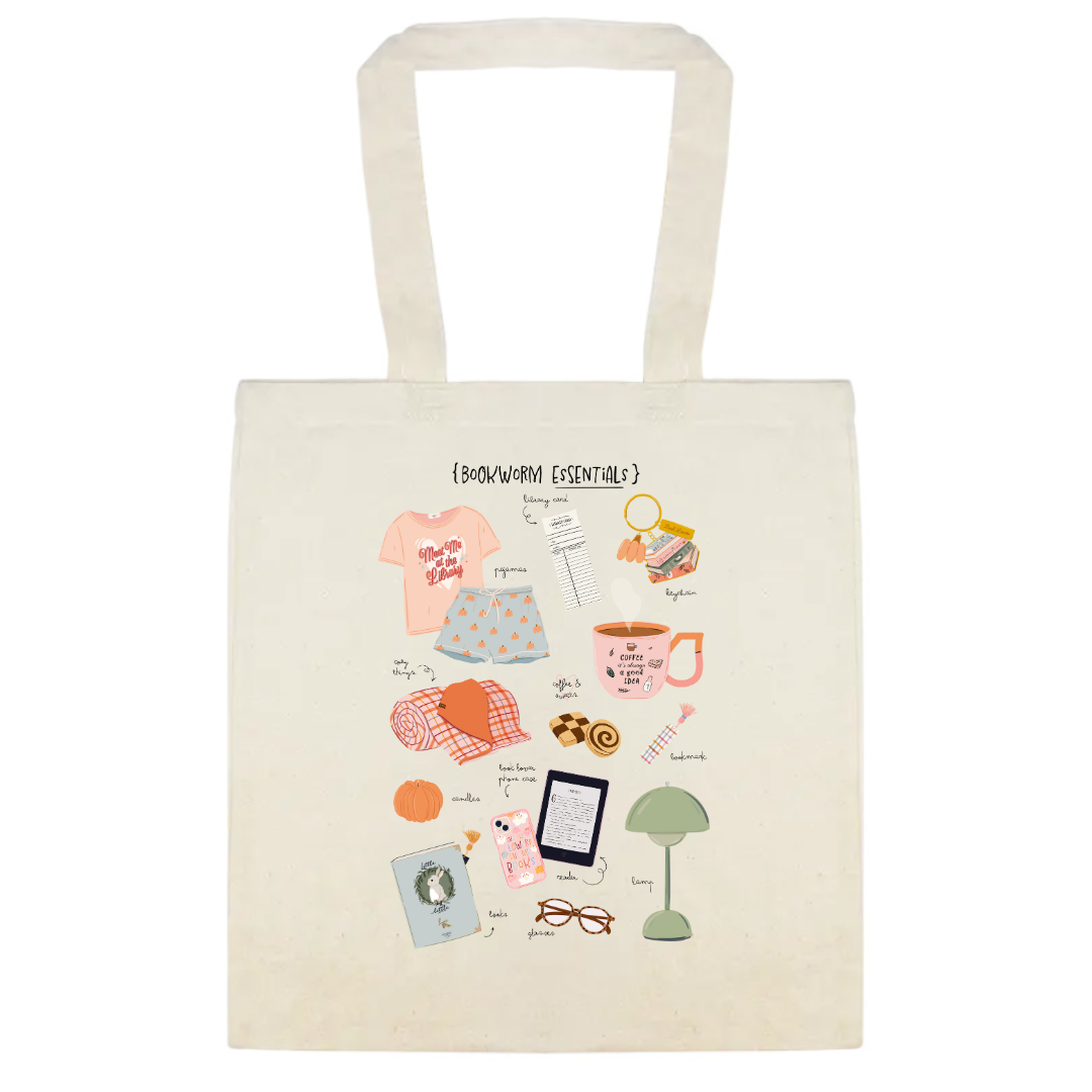 BookWorm Essentials Basic ToteBag