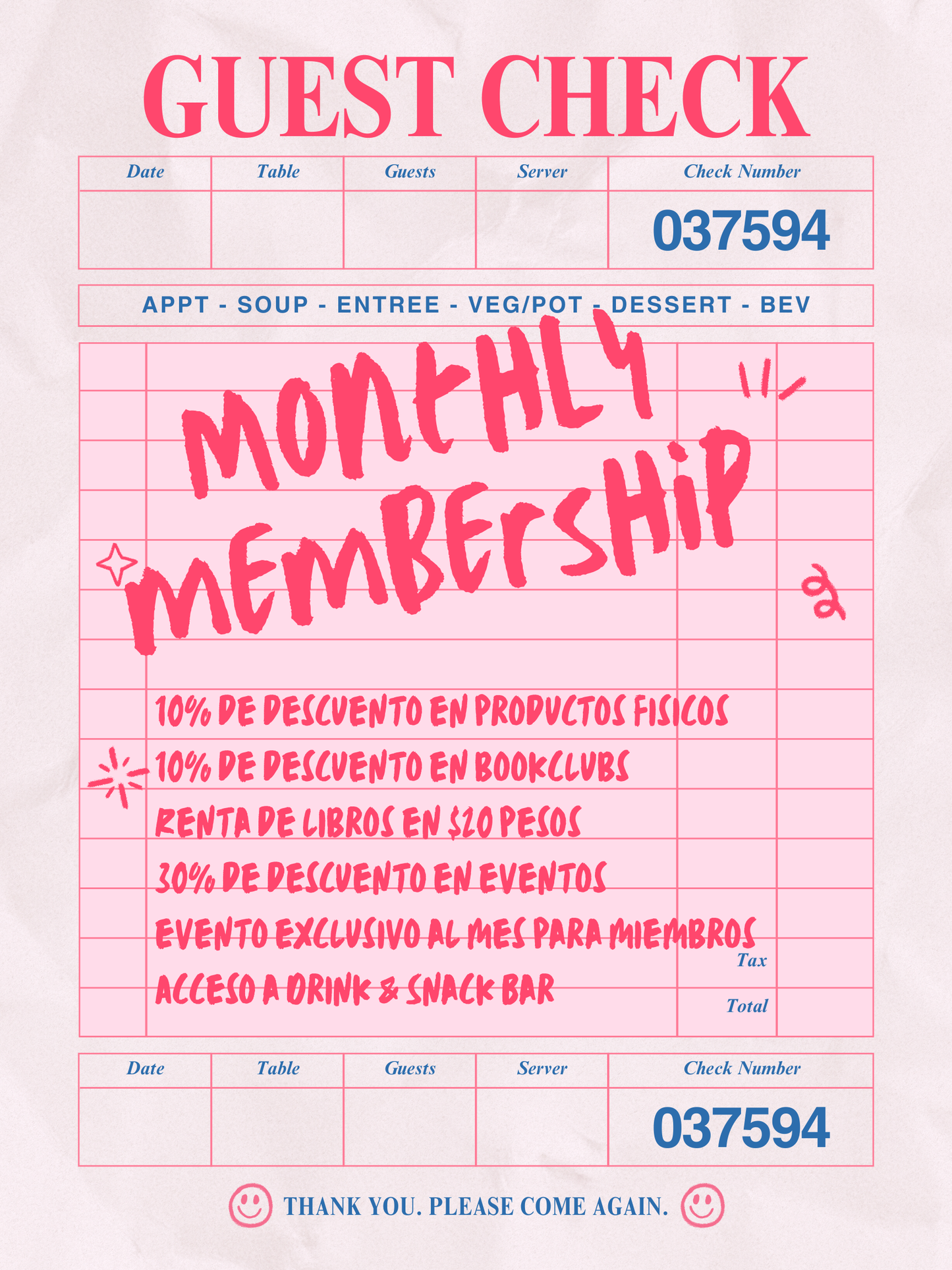 Monthly Membership