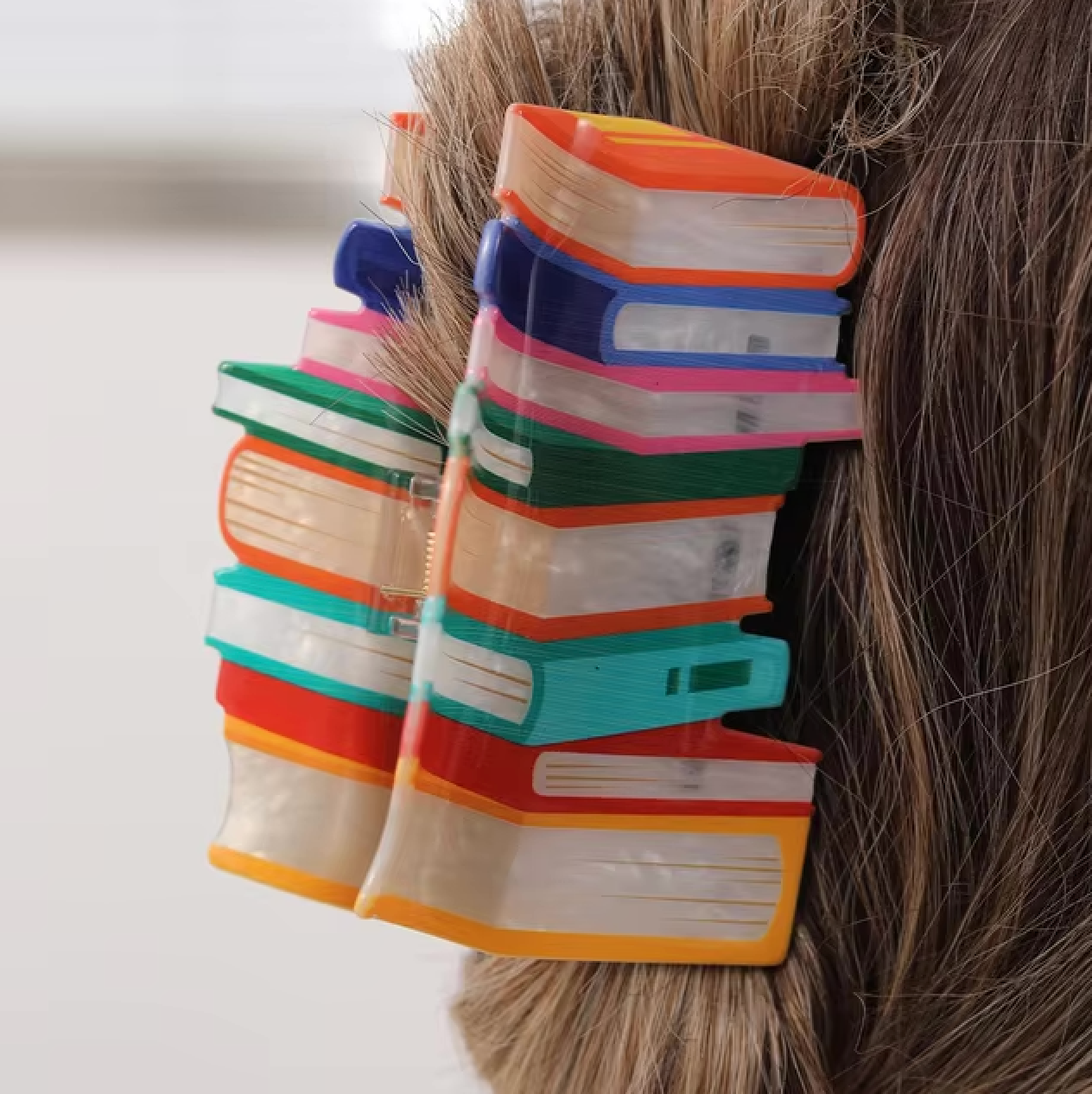 Bookish Hair Clip