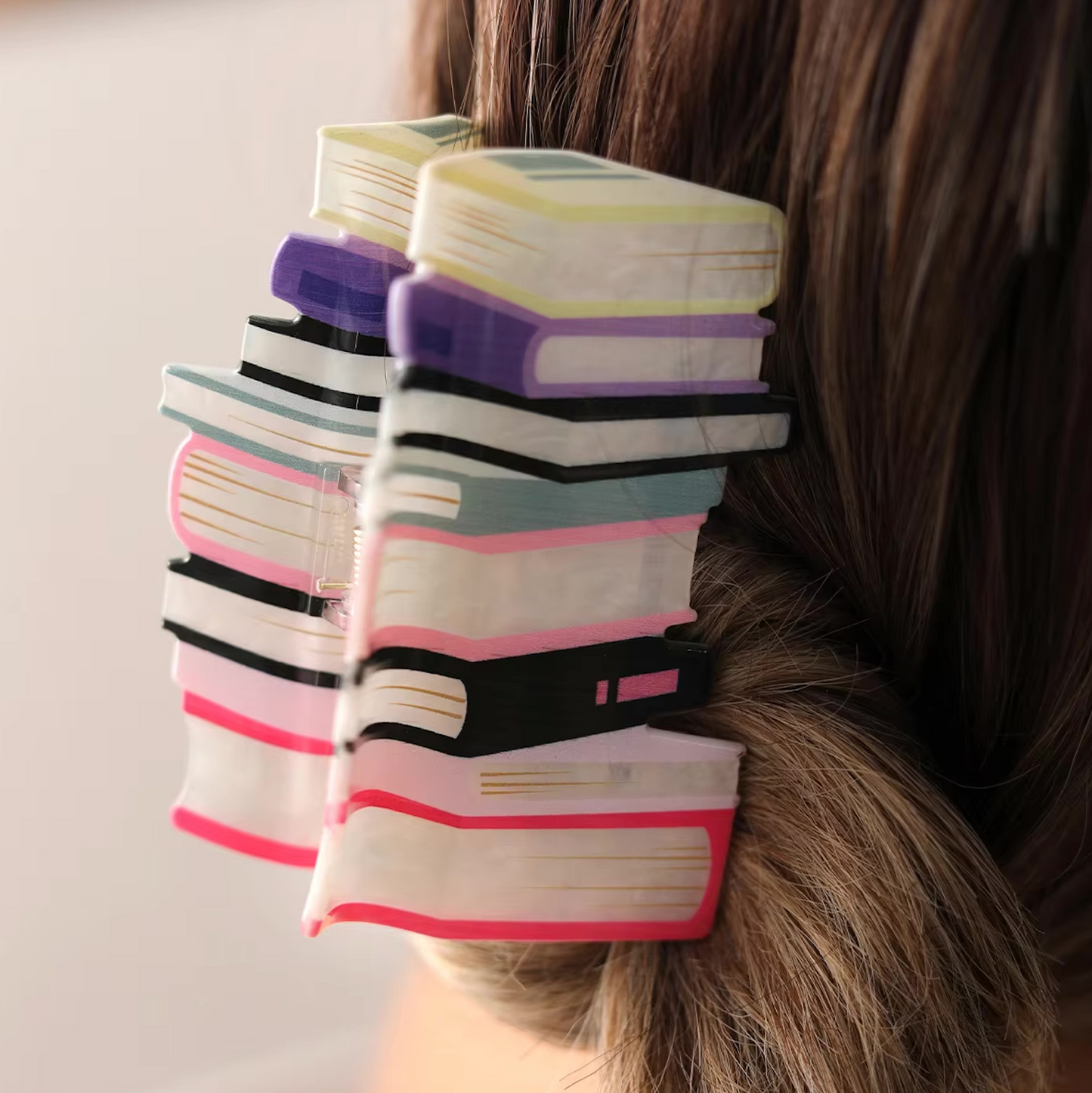 Bookish Hair Clip