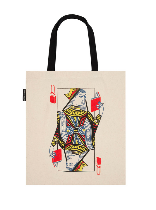 Queen of Books Tote Bag