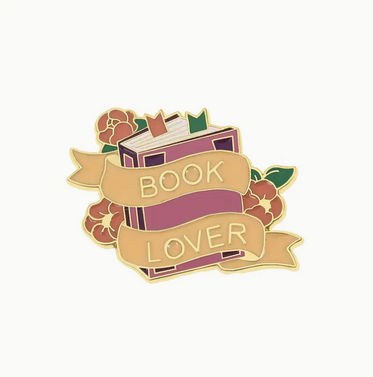 "Book Lover" Pin