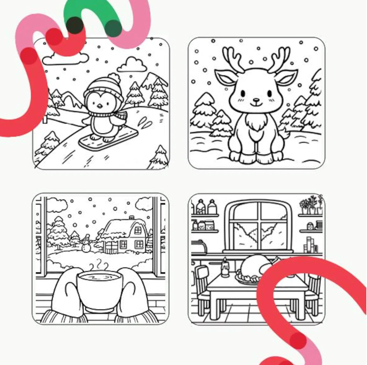 Christmas Coloring Book - Very U Coloring